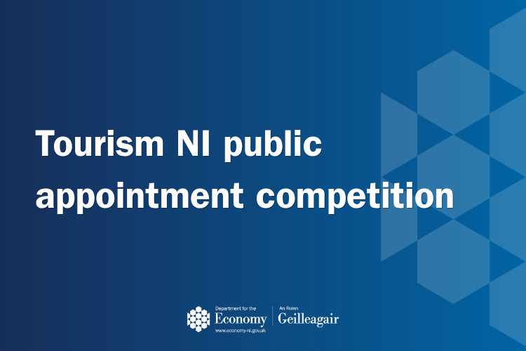 Tourism Northern Ireland board recruitment graphic