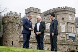 Photo Caption: During a visit to Killeavy Castle, Economy Minister Conor Murphy welcomed the growth in tourism from the south.