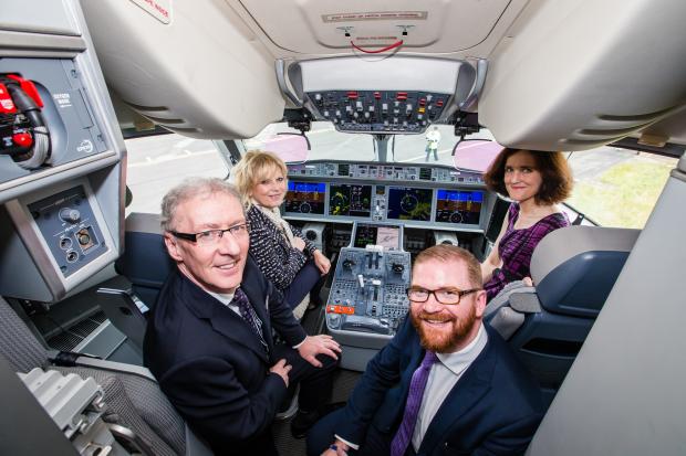 Economy Minister Simon Hamilton MLA has congratulated Bombardier on the inaugural commercial flight of the C Series aircraft, from Zürich to Paris, with Swiss International Air Lines. 