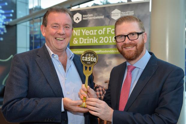 Economy Minister Simon Hamilton MLA has congratulated Northern Ireland food and drink companies on a record breaking year at an Invest Northern Ireland reception in Belfast. 