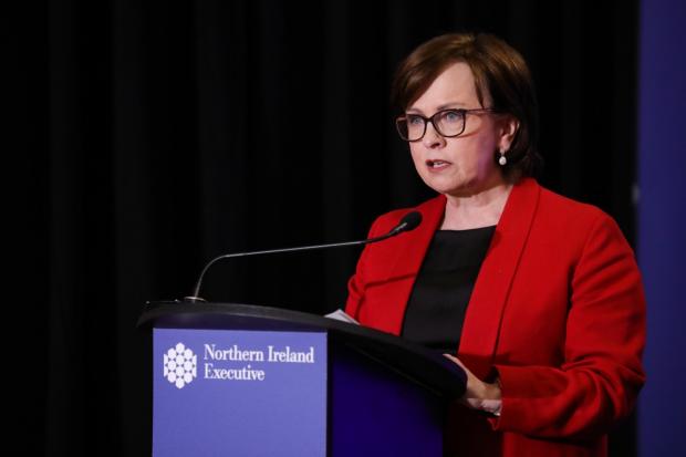 Diane Dodds speaking at the Executive daily briefing 15 May 2020