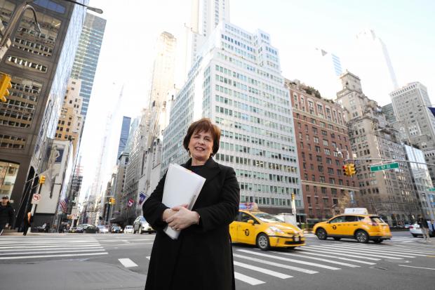 Economy Minister Diane Dodds in New York