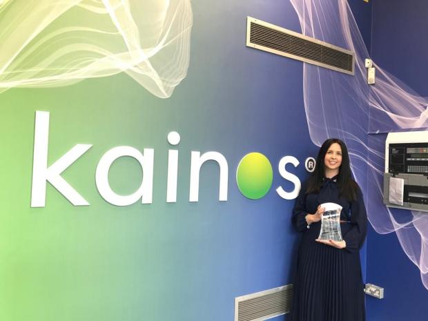 Large Employer Award 2021 - Kainos Group plc (Debbie McQuillan) in partnership with Ulster University (Mark Donnelly)