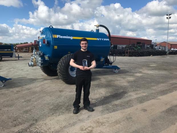 Declan McEleney. Fleming Agri-Foods, finalist in the Apprentice Award category, trained at North West Regional College