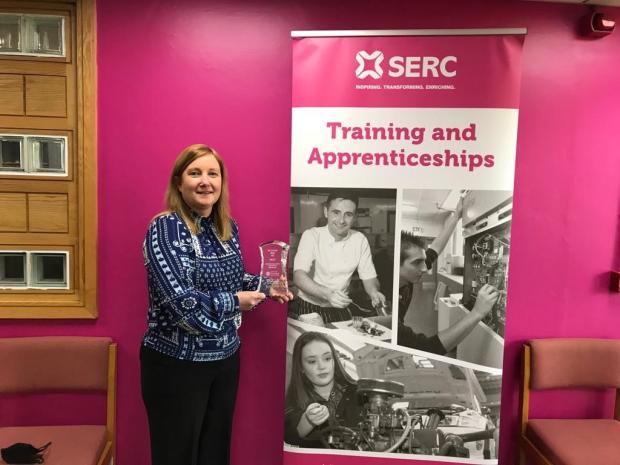 Victoria Boyd of South Eastern Regional College, finalist in SME Award in partnership with McKay Pharmacy